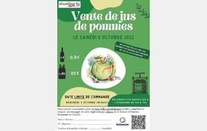 VENTE DE JUS DE POMMES